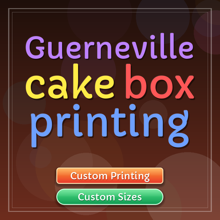 Guerneville cake box printing