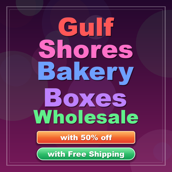 Gulf Shores bakery boxes