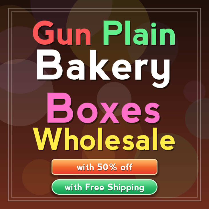 Gun Plain bakery boxes
