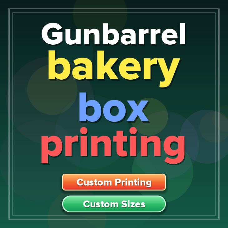 Gunbarrel bakery box printing