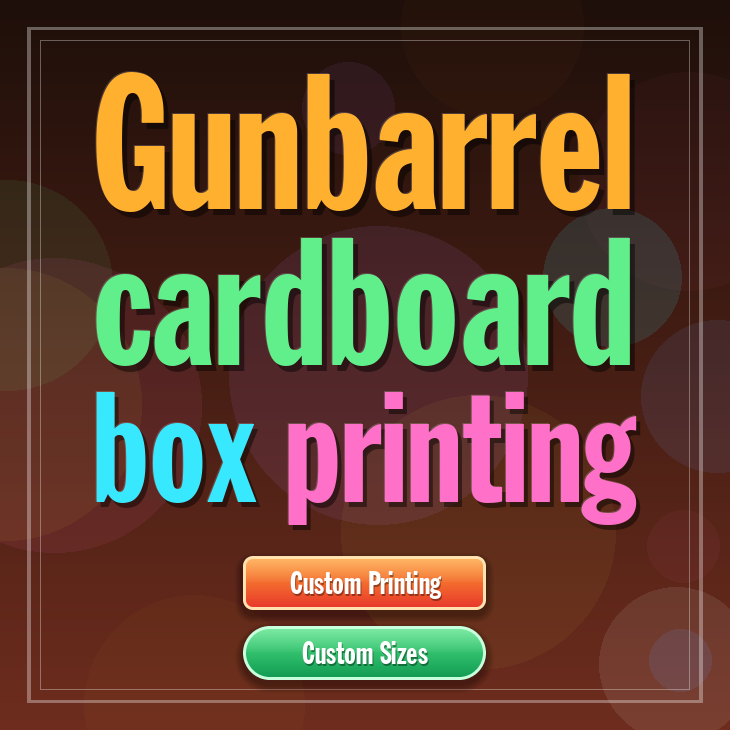 Gunbarrel cardboard box printing