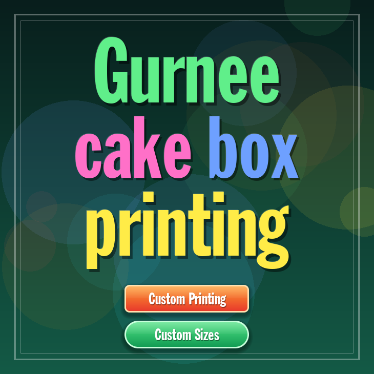 Gurnee cake box printing
