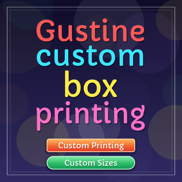 Gustine custom box printing
