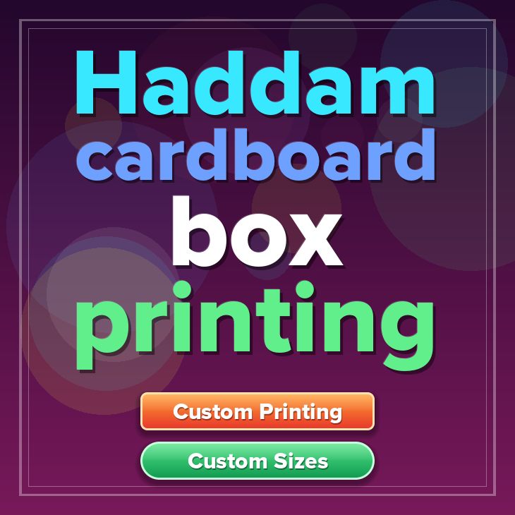 Haddam cardboard box printing