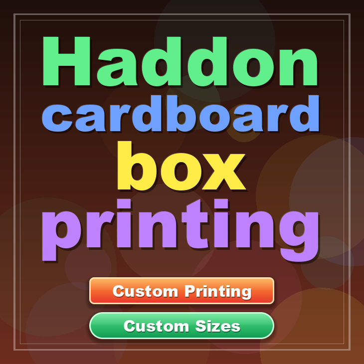 Haddon cardboard box printing