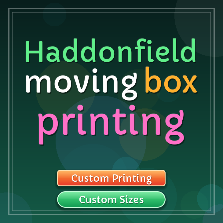 Haddonfield moving box printing