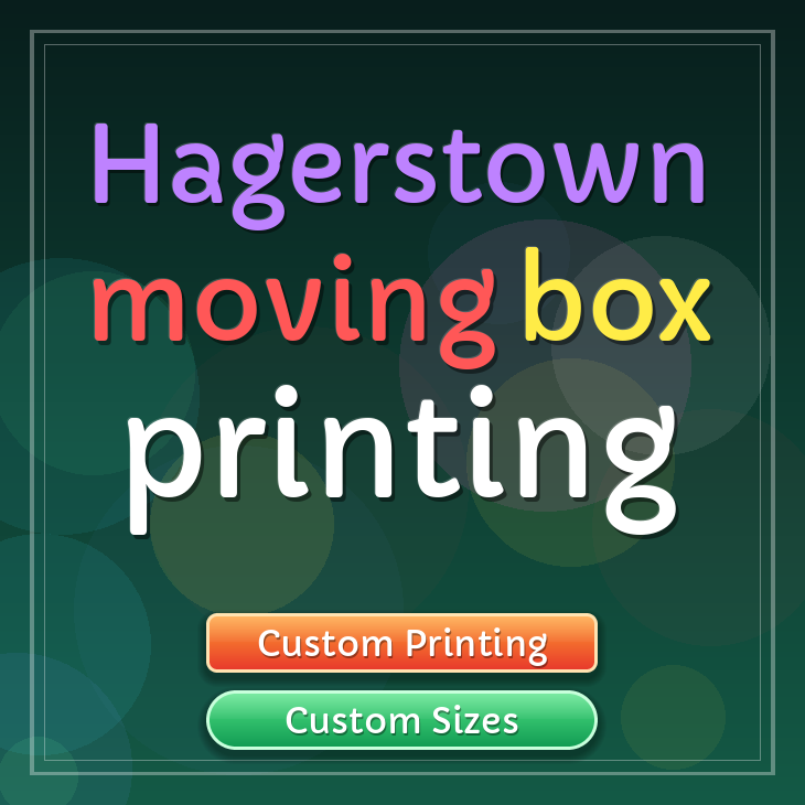 Hagerstown moving box printing