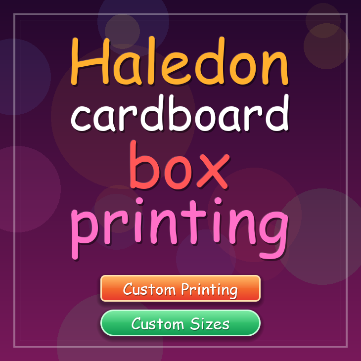 Haledon cardboard box printing