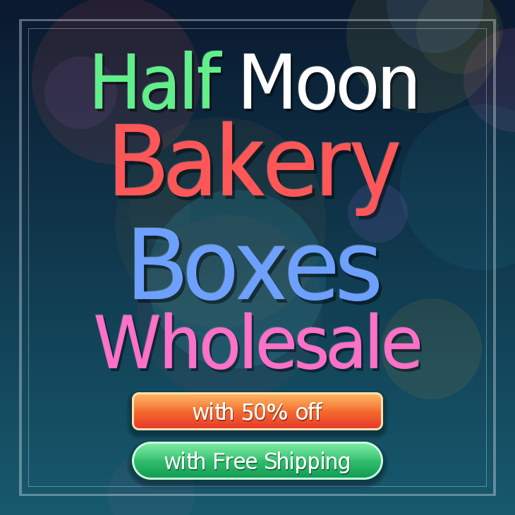 Half Moon bakery boxes