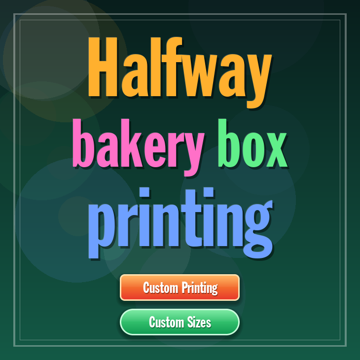 Halfway bakery box printing