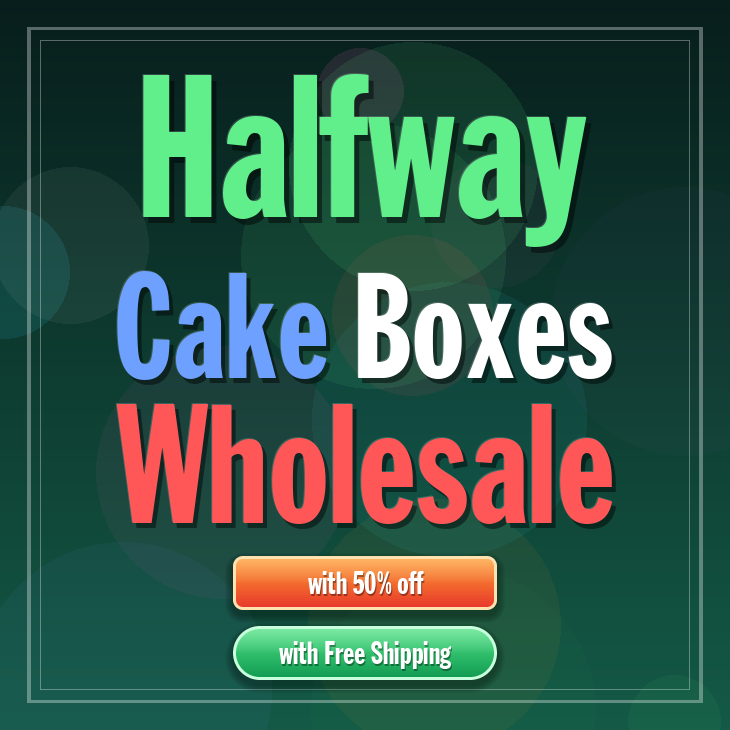Halfway cake boxes