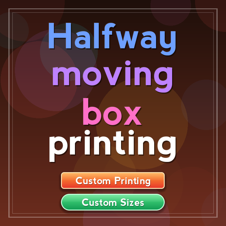 Halfway moving box printing