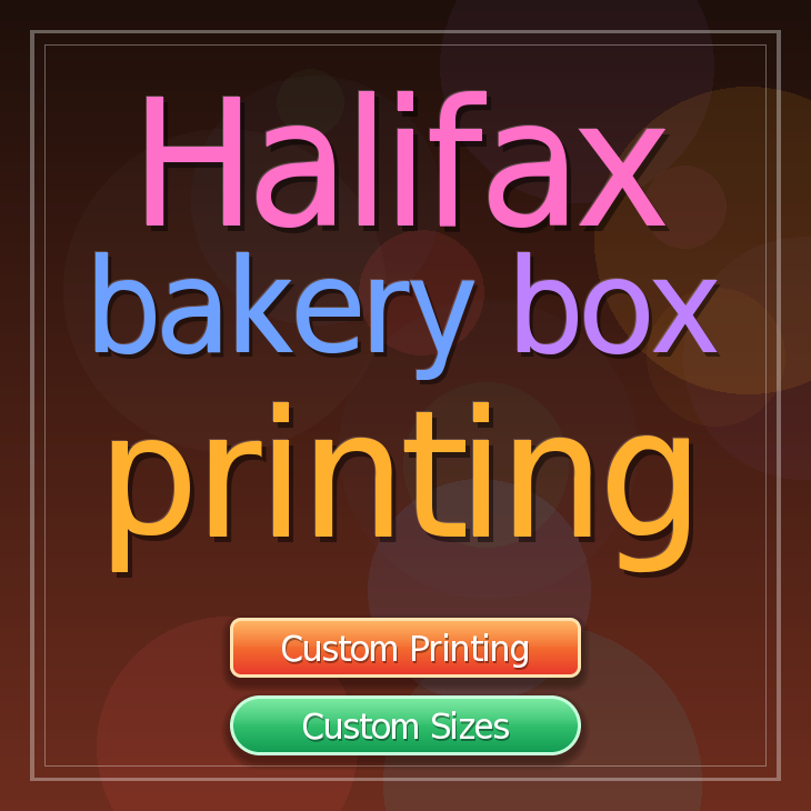 Halifax bakery box printing
