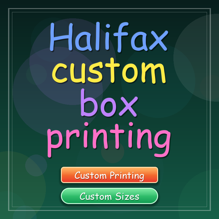 Halifax custom box printing