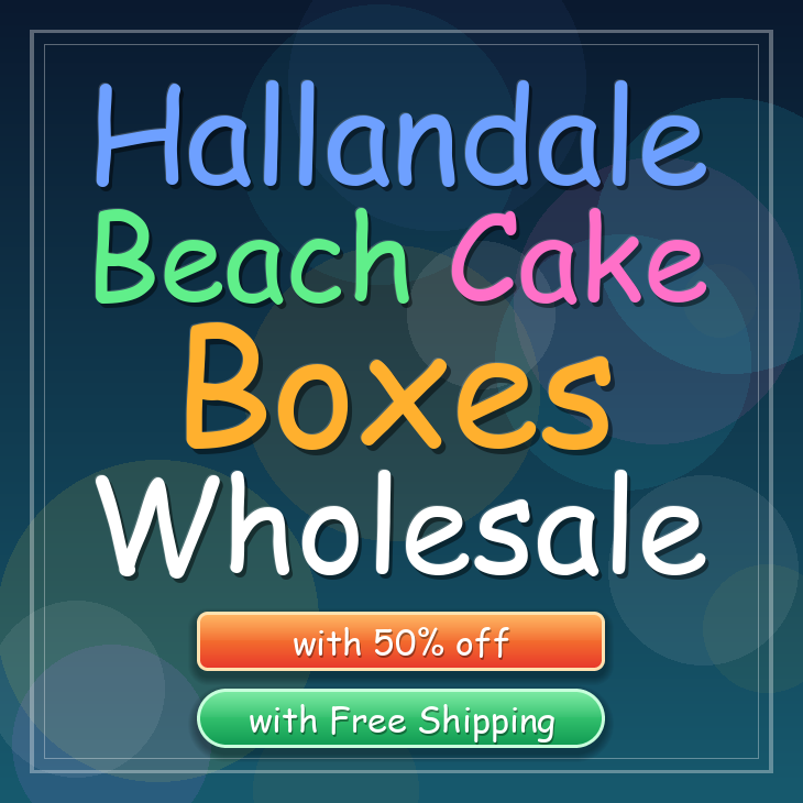 Hallandale Beach cake boxes