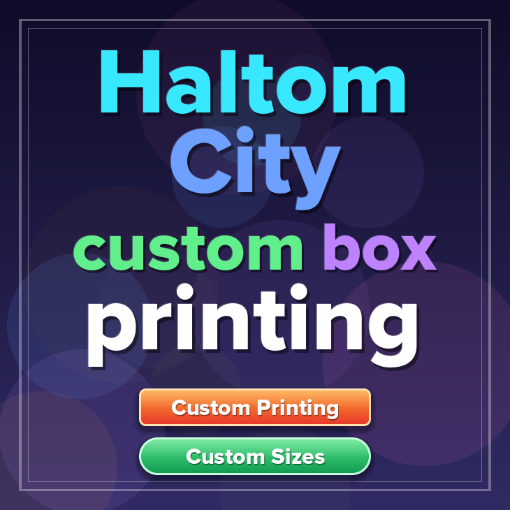 Haltom City custom box printing