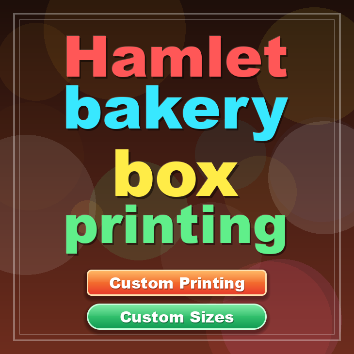 Hamlet bakery box printing