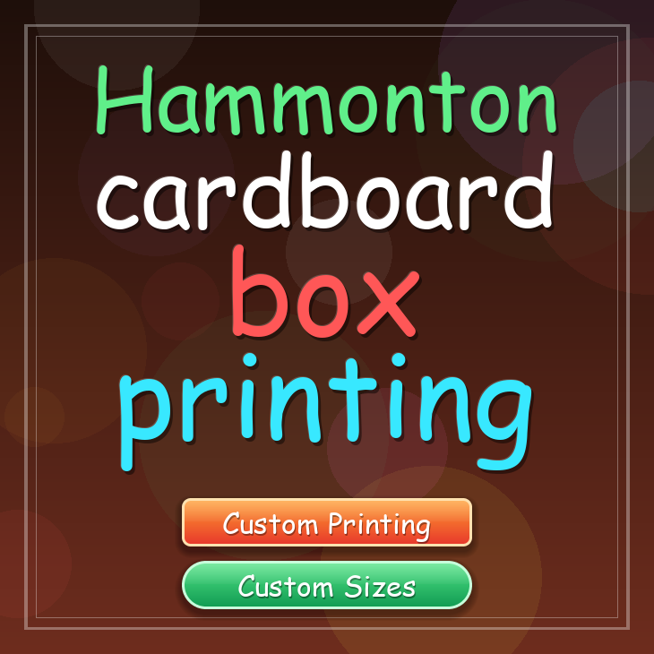 Hammonton cardboard box printing