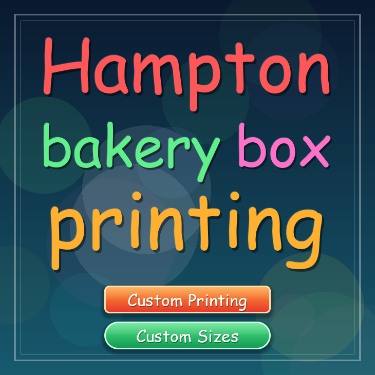 Hampton bakery box printing