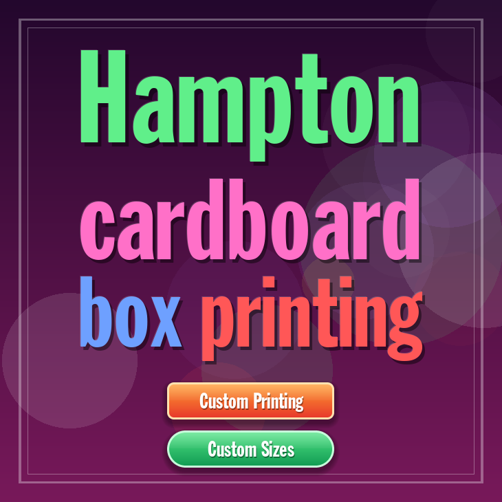 Hampton cardboard box printing
