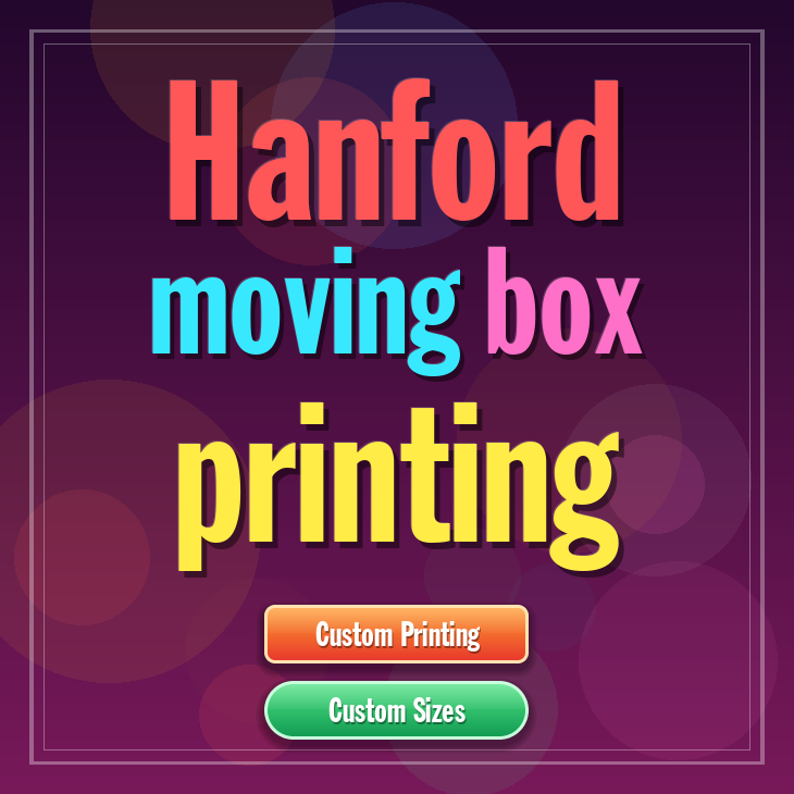 Hanford moving box printing