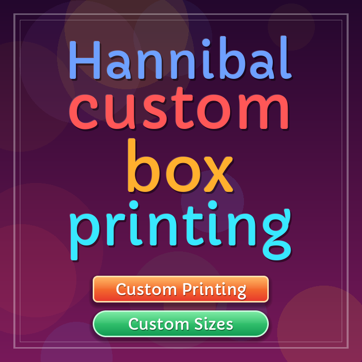 Hannibal custom box printing
