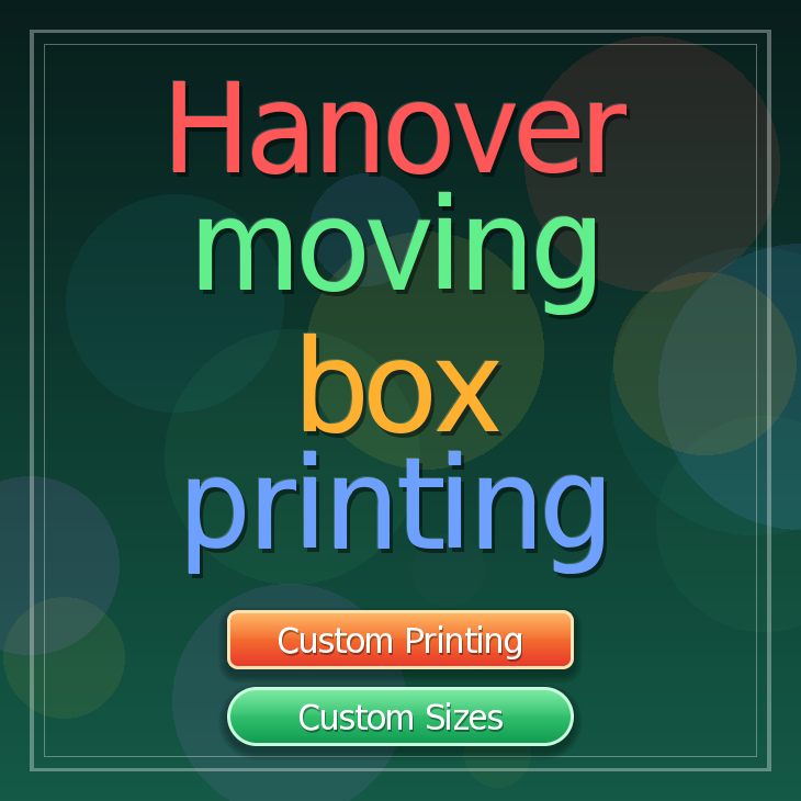 Hanover moving box printing