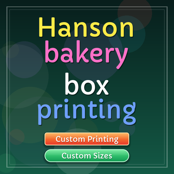 Hanson bakery box printing