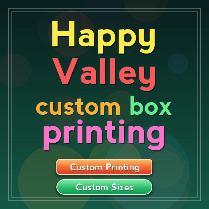 Happy Valley custom box printing