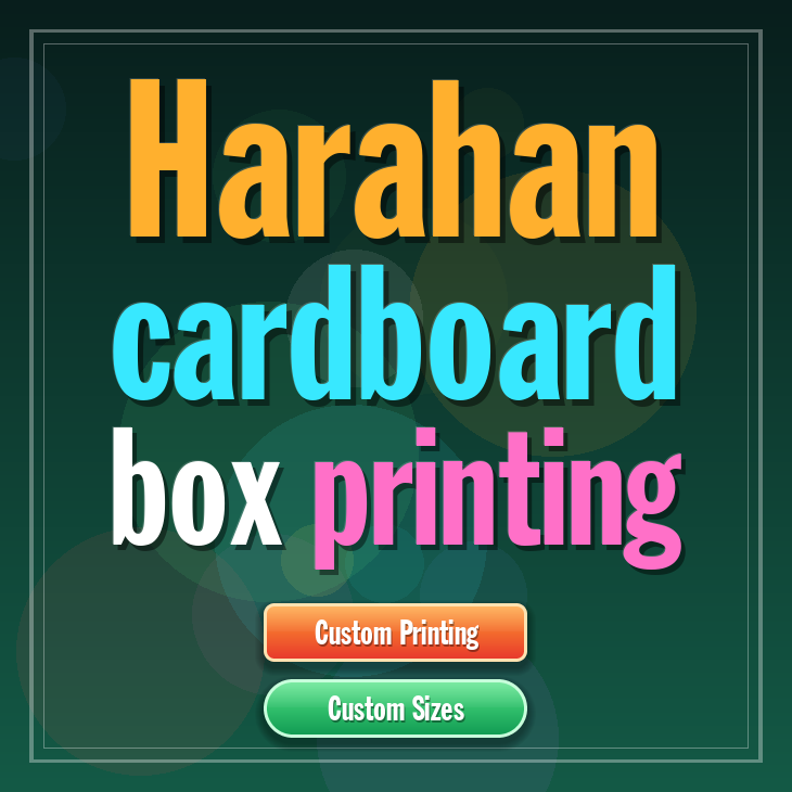 Harahan cardboard box printing