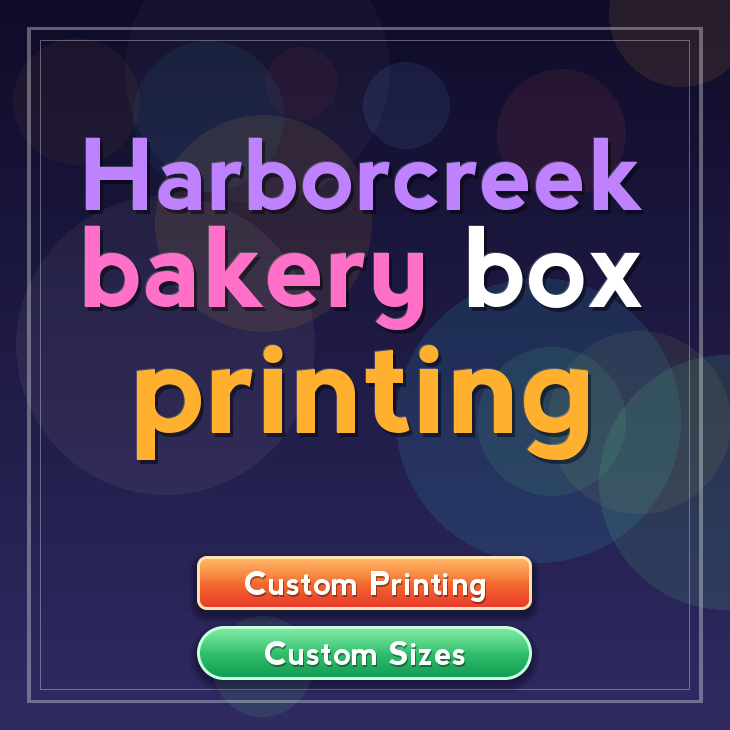 Harborcreek bakery box printing