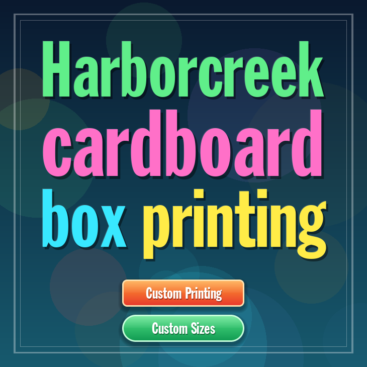 Harborcreek cardboard box printing