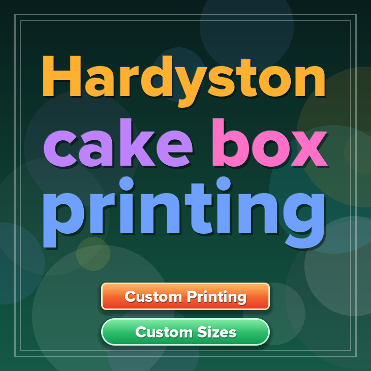 Hardyston cake box printing