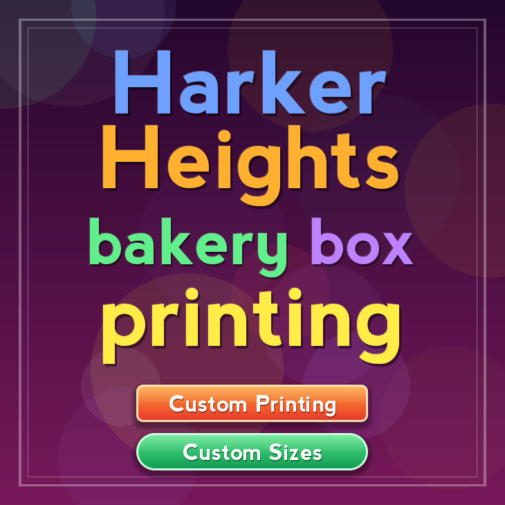 Harker Heights bakery box printing