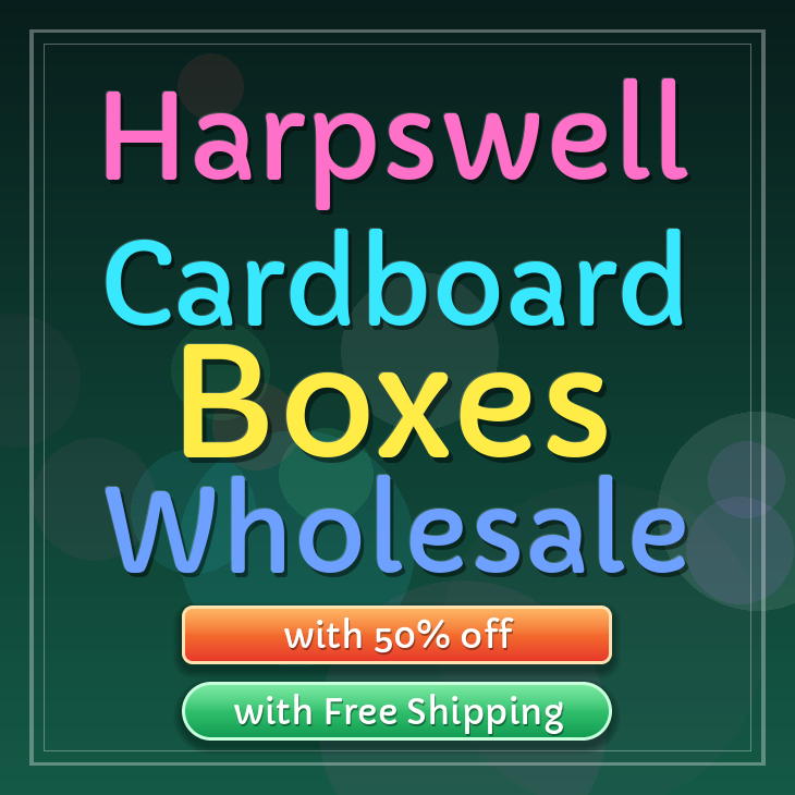 Harpswell cardboard boxes