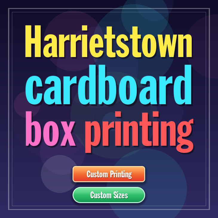 Harrietstown cardboard box printing