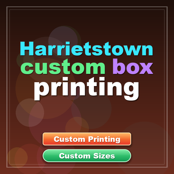 Harrietstown custom box printing