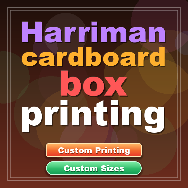 Harriman cardboard box printing