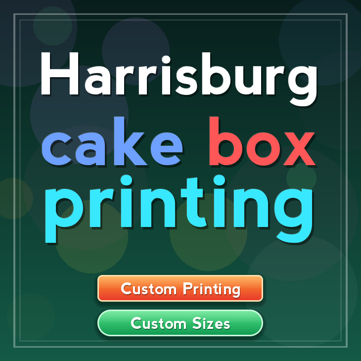 Harrisburg cake box printing