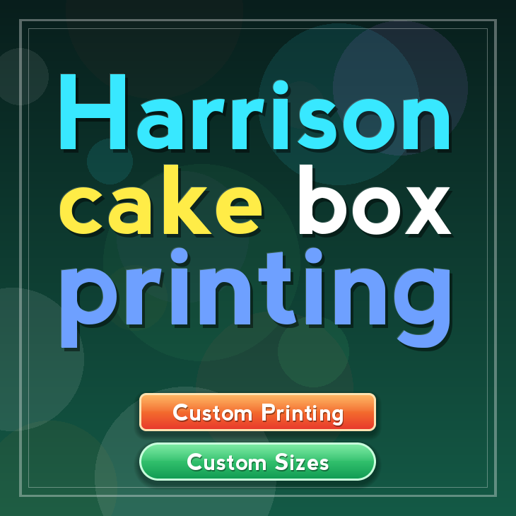 Harrison cake box printing