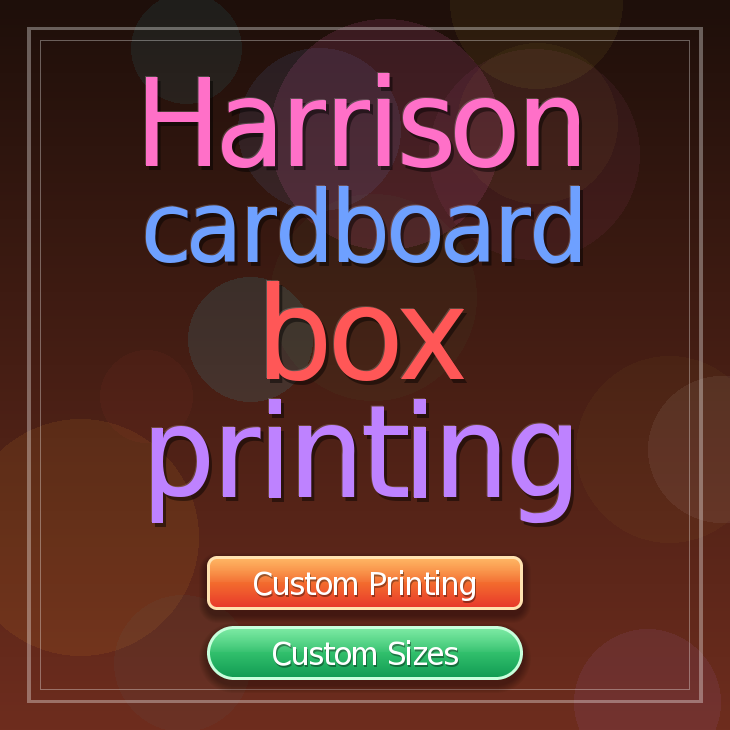Harrison cardboard box printing