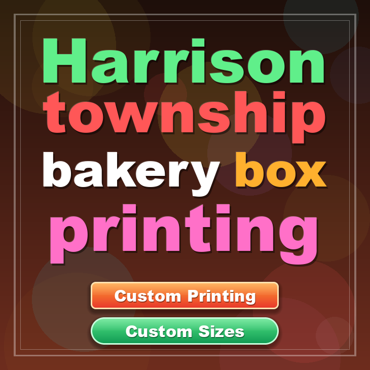 Harrison Township bakery box printing