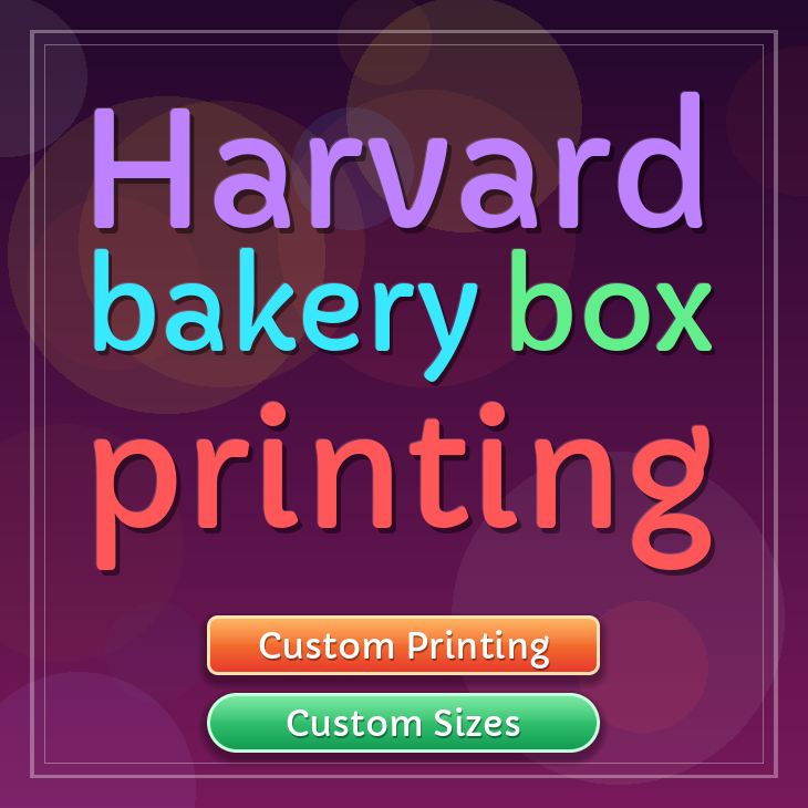 Harvard bakery box printing