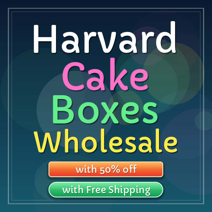 Harvard cake boxes
