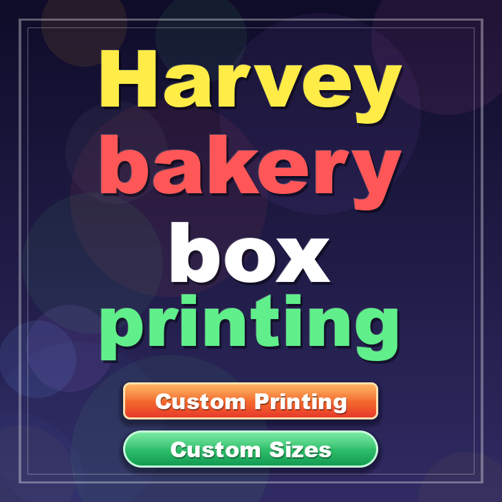 Harvey bakery box printing