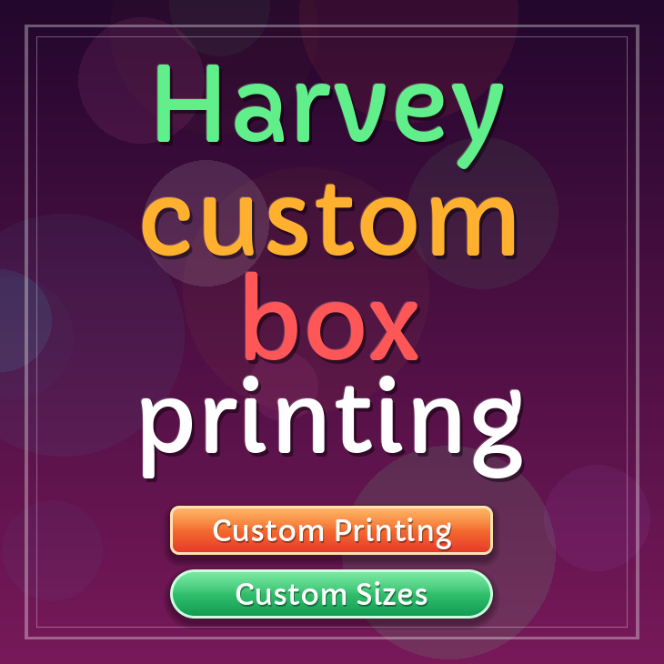 Harvey custom box printing