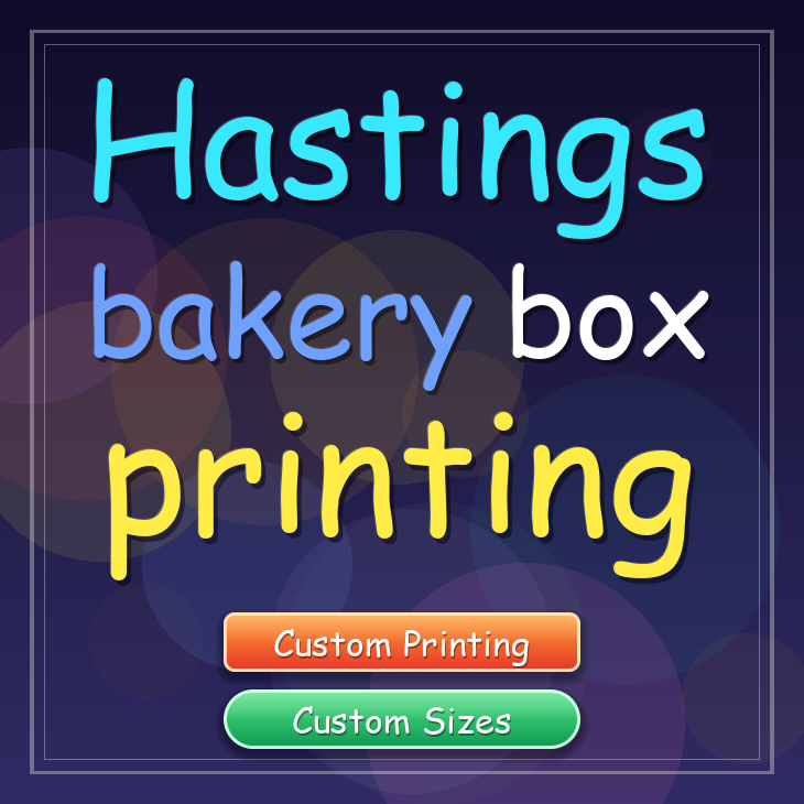 Hastings bakery box printing