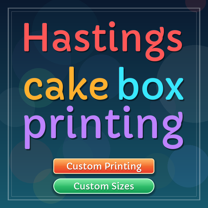 Hastings cake box printing