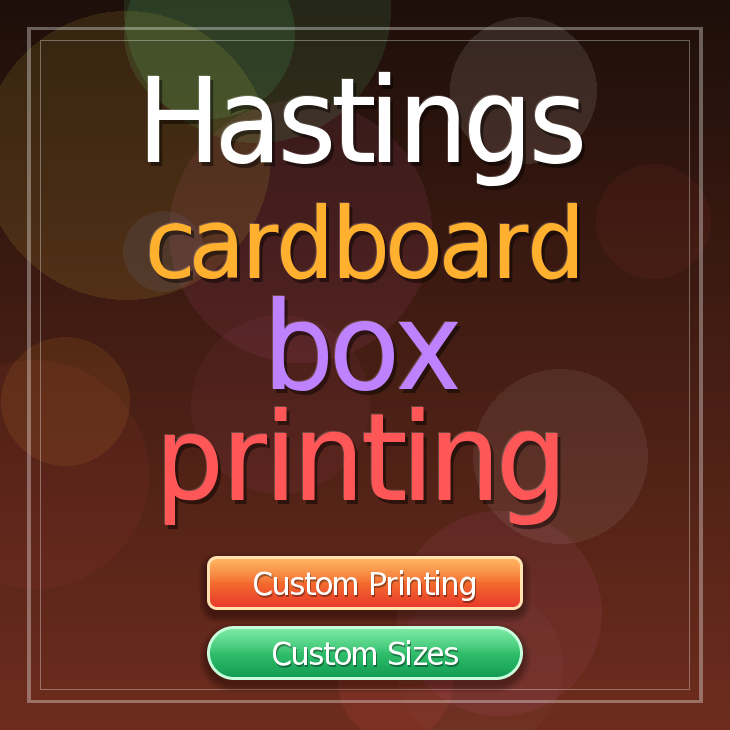 Hastings cardboard box printing