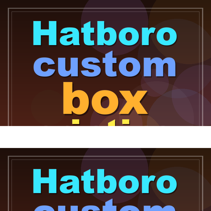 Hatboro custom box printing